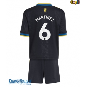 Manchester United Lisandro Martinez #6 Echipament de Fotbal Replică 2025-26 Copii Treilea (+ Șorturi)